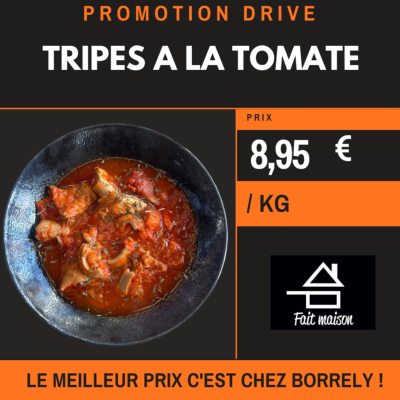 Tripes à 8.95€ /kg