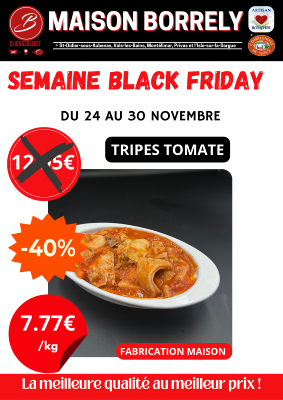 PROMO : Tripes 500g à 7.77€ /kg