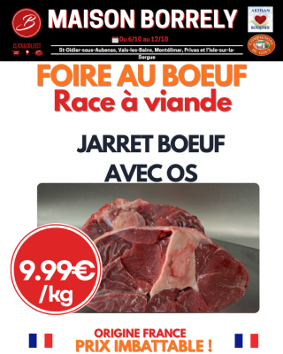 PROMO : Jarret de bœuf a/os 600g