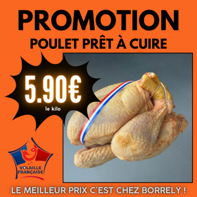 Foire à la volaille : Poulet prêt à cuire 1.3 kg