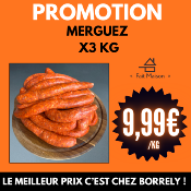 Merguez X3 KG � 9.99� /kg