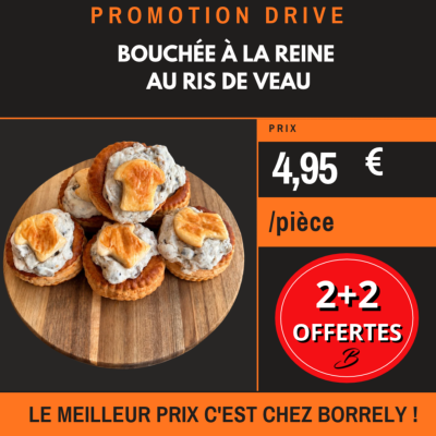 PROMO Bouchée à la reine au ris de veau 