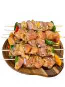 Brochette de poulet thym/ citron 250g � 19,90� /kg