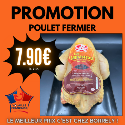 Foire à la volaille : Poulet fermier 1.85 kg