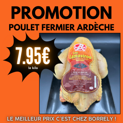 PROMO : Poulet fermier 1.8 kg