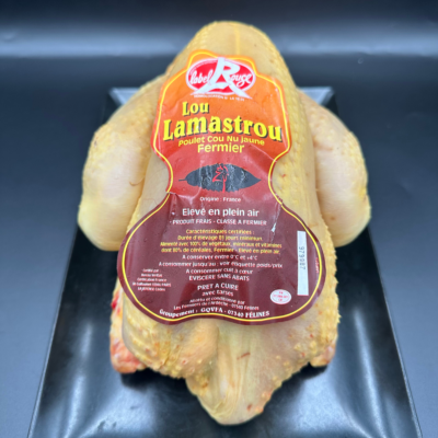 Poulet fermier 1.8kg à 8.95€ /kg