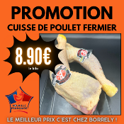 Foire  la volaille : Cuisse de poulet fermier 1 kg