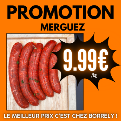 PROMO : Merguez 1kg