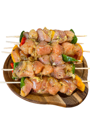 Brochette de poulet thym/ citron 250g à 19,90€ /kg