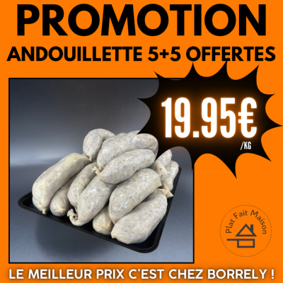 PROMO : Andouillette : 5 + 5 offertes ! 