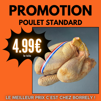 PROMO : Poulet standard 1.3 kg