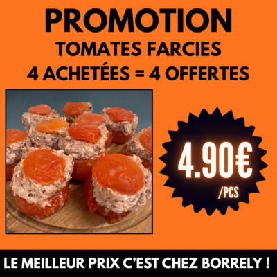 PROMO : Tomates farcies 4 achetées = 4 offertes ! 