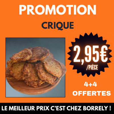 Criques à 4+4 OFFERTES