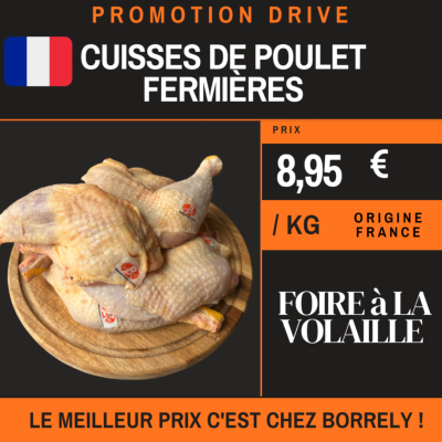 FOIRE VOLAILLE Cuisses fermières