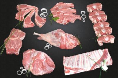 Demi agneau découper 10kg à 14.95€ /kg
