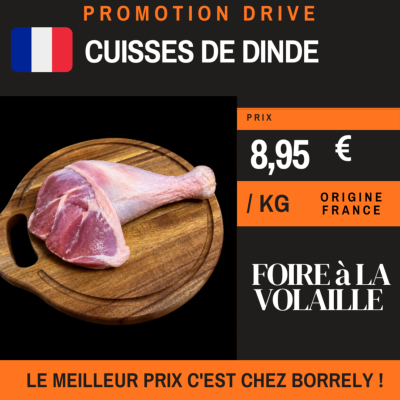 FOIRE VOLAILLE Cuisse de dinde