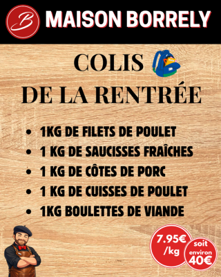 COLIS DE LA RENTREE 