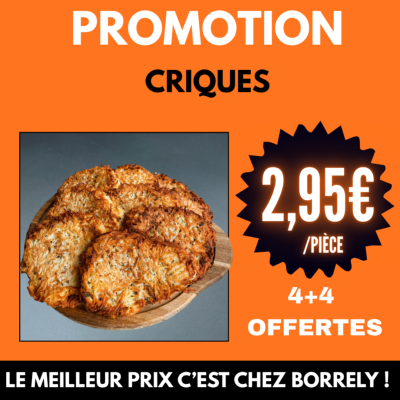 Criques à 4+4 OFFERTES