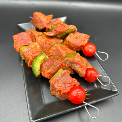 Brochette de bœuf mariné 250g à 24.95€ /kg