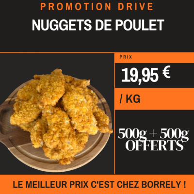 FOIRE VOLAILLE Nuggets 500g + 500g OFFERTS