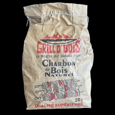 Sac de charbon 20L à 8.90€ 