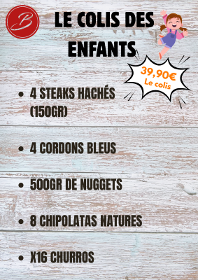 COLIS DES PARENTS : SPÉCIAL ENFANTS