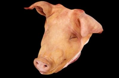 Tête de porc à 1.95€ /kg