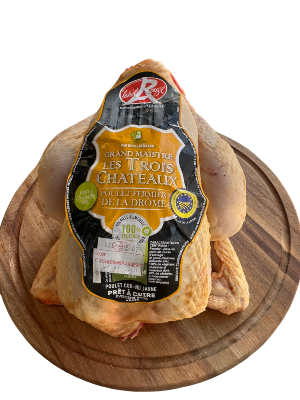 Poulet fermier 1.8kg à 7.95€ /kg